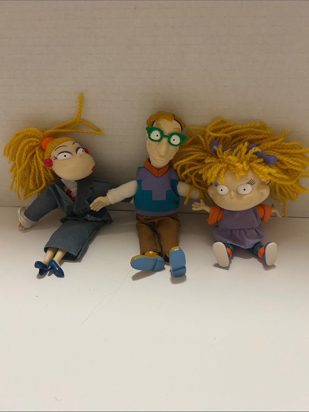Vintage 1998 Rugrats “Angelica’s Family” set of dolls